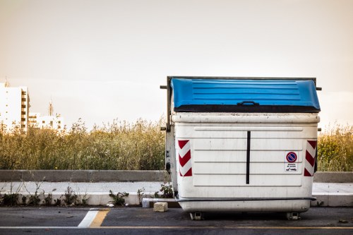 Truck loaded with furniture for disposal in Chiswick