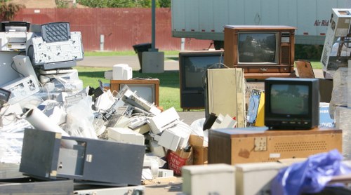 Storage solutions in a cleared garage